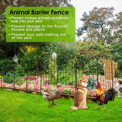 Stylish Fence for Immediate Protection of Plants and Pets