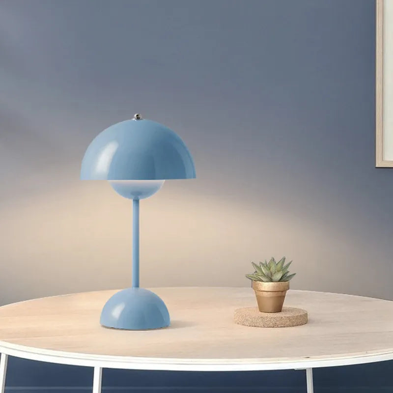 USB Rechargeable LED Table Lamp | 3-Level Dimming | Scandinavian Style