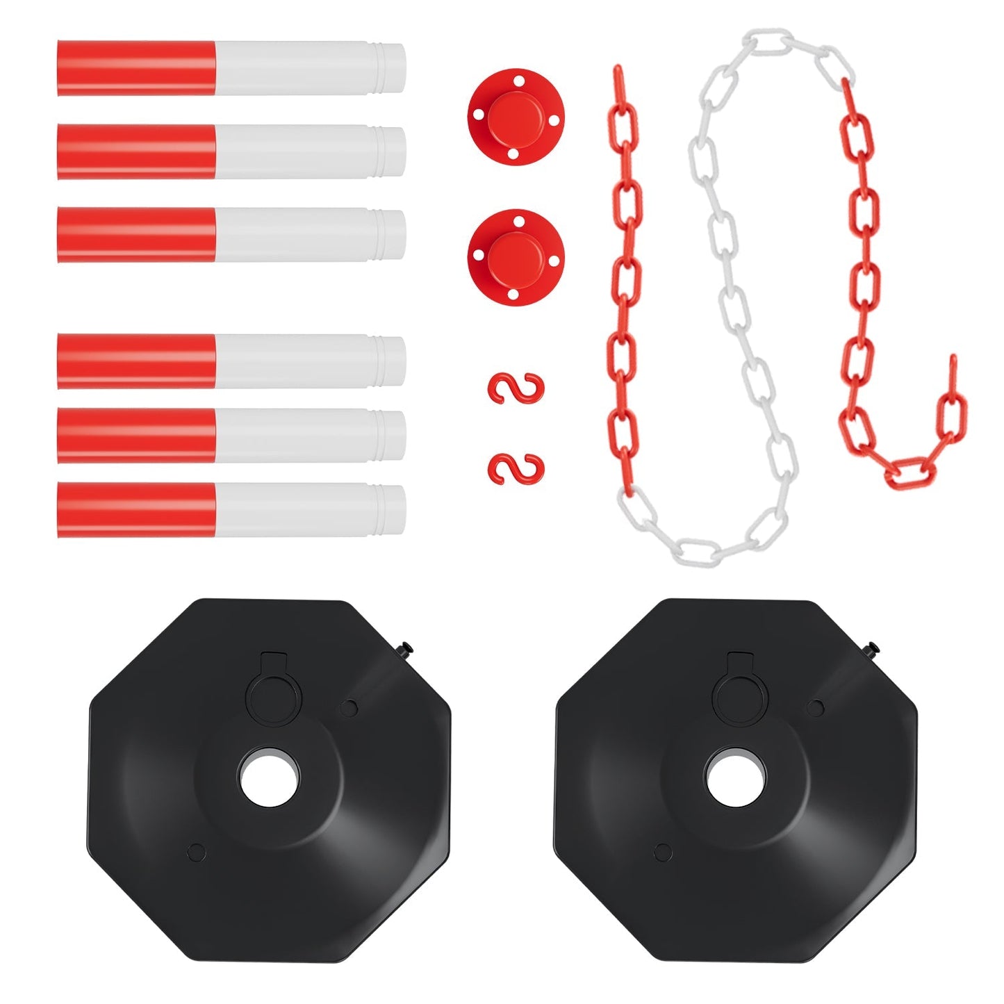 Chain Post with 1.4 m Length for Barrier Setup