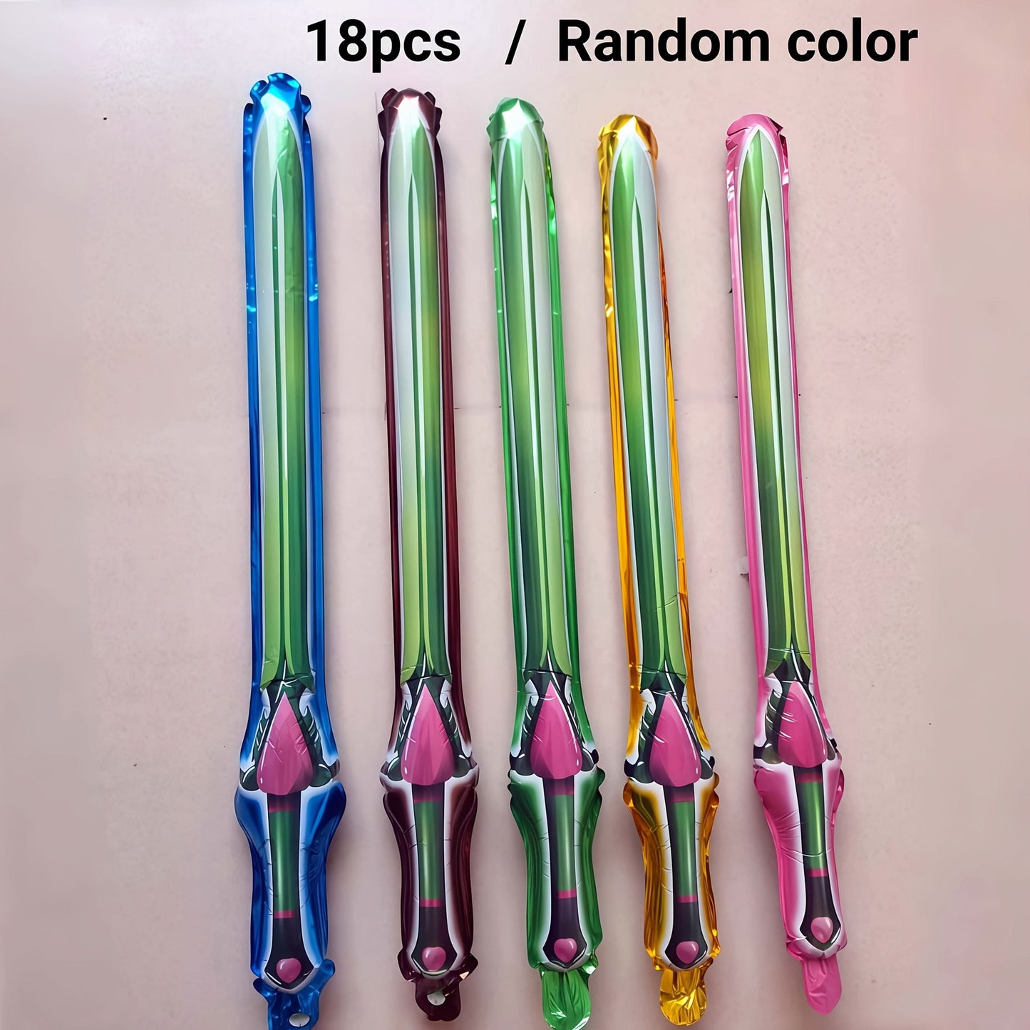 Inflatable Sword Set for Pirate-Themed Parties and Pool Activities