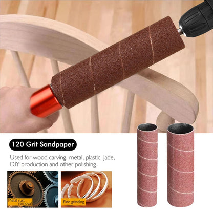Universal Sanding Adapter for Rotary Tools | Includes 10 Sanding Sleeves
