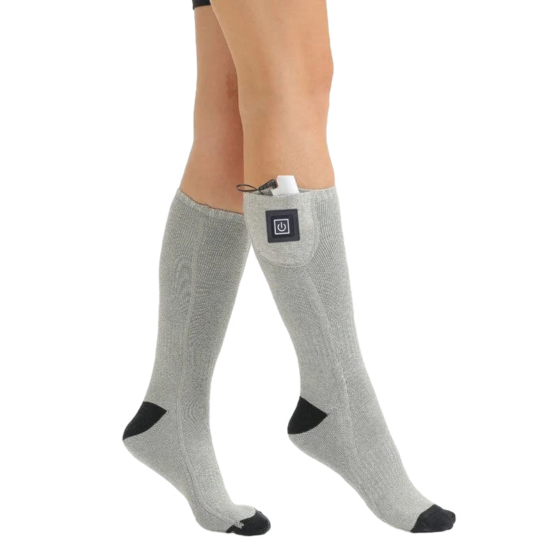 Rechargeable Heated Socks with Adjustable Temperature – Up to 8 Hours Warmth