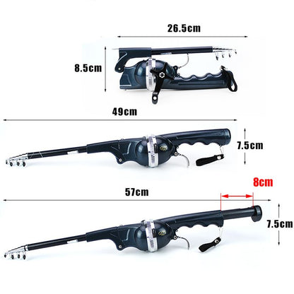 Versatile Telescopic Fishing Rod Kit for All Adventures