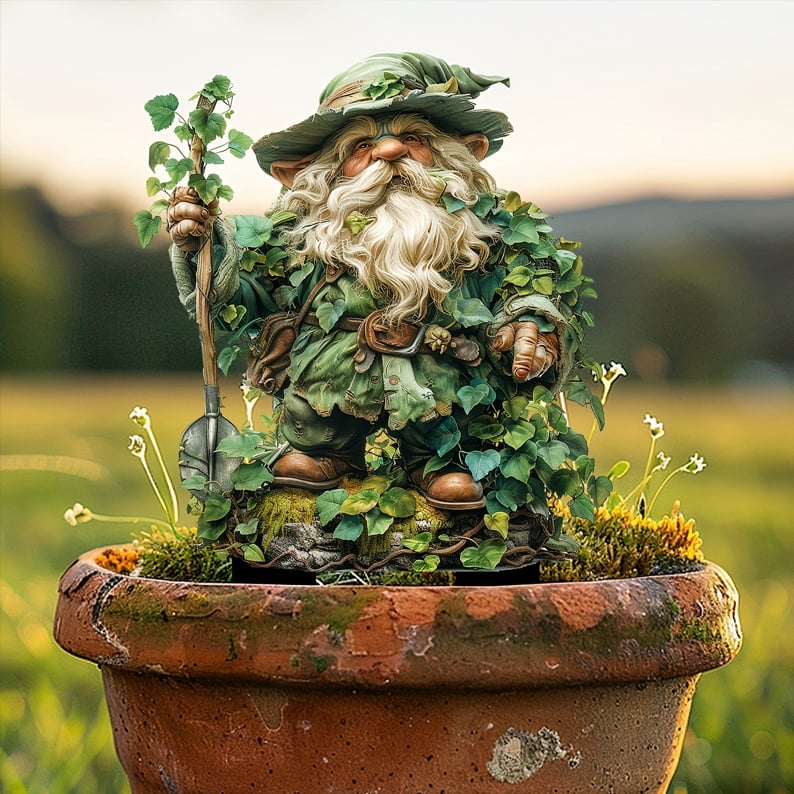 Whimsical Acrylic Garden Stake | Durable Plant Decoration | Charming Outdoor Accent