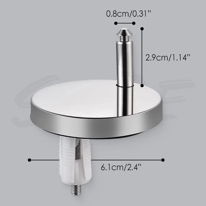 SecureFit Toilet Seat Installation Kit | Stainless Steel Covers