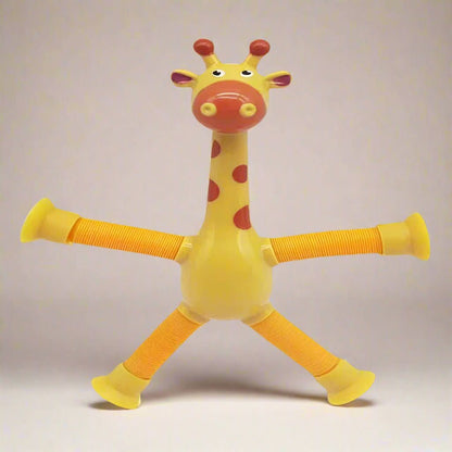 Expandable Suction Cup Toy for Creative Kids – FlexiGiraffe Design