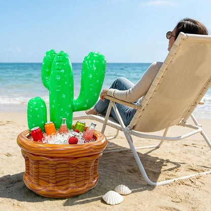 Inflatable Cactus Beverage Cooler for Parties