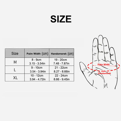 Waterproof and Windproof Winter Gloves with Foldable Fingertips - Touchscreen Compatible - Sizes M to XL