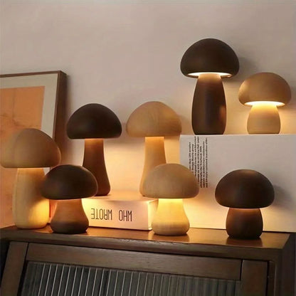 Dimmable Table Lamp in Mushroom Shape