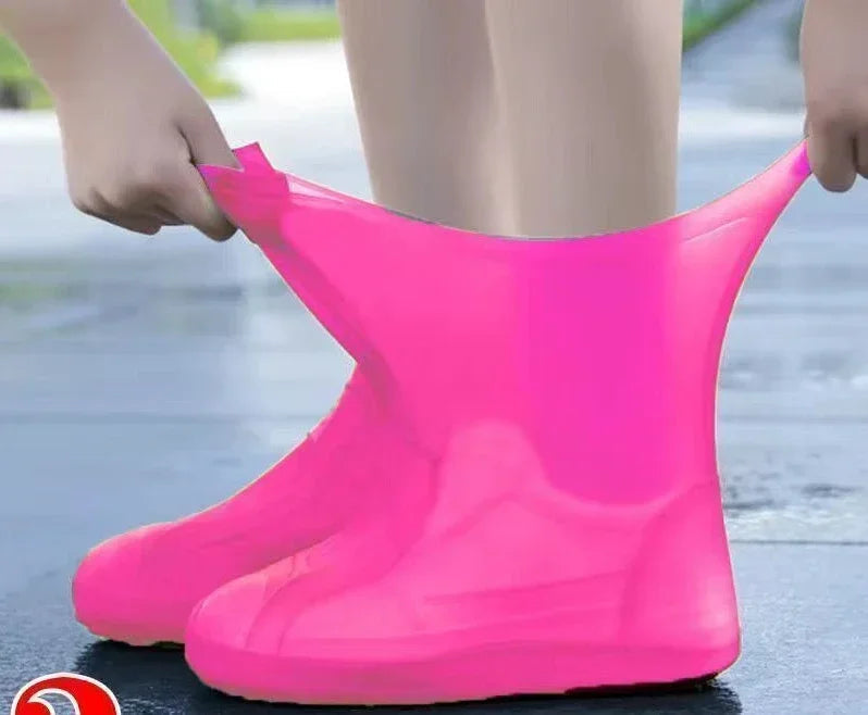 Silicone Waterproof Shoe Covers | Reusable & Slip-Resistant | Fits Sizes 34-45 | Outdoor Weather Protection