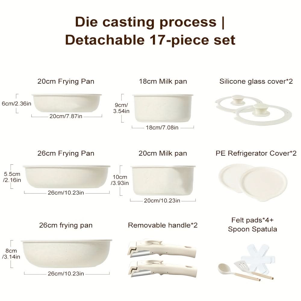 Ceramic Cookware Set for Tidy Contemporary Kitchens