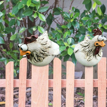 Buy One Get One Free | Large-Eyed Chicken Garden Statues