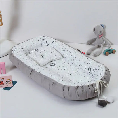 Portable Cotton Baby Nest for Safe and Cozy Relaxation