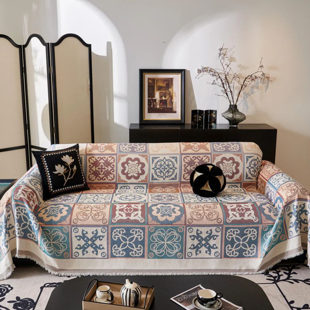 Heritage Mosaic Sofa Protector