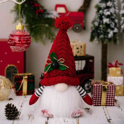 Festive Gnome with LED Glow for Holiday Cheer