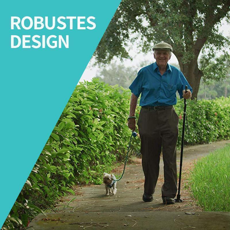 Foldable and collapsible walking cane