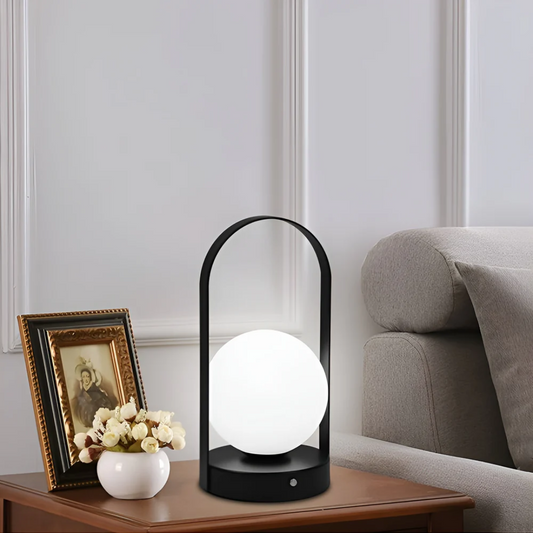 Rechargeable Wireless Table Lamp – Stainless Steel Design