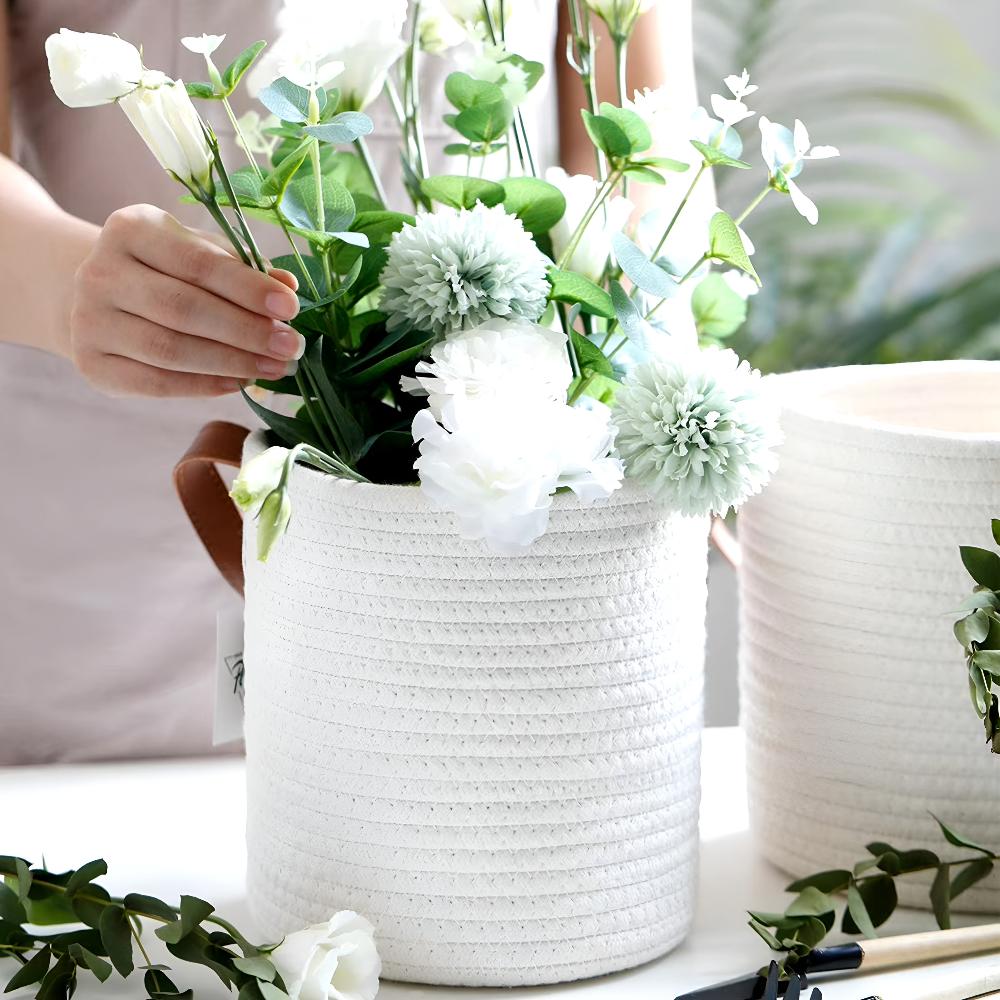 Eco-Friendly Hanging Baskets | Set of 2 for Versatile Use