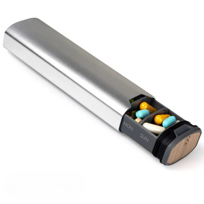 Compact Pill Organizer for 7 Days – Leakproof Travel and Home Box