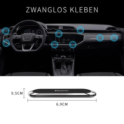 Compact 360-Degree Rotatable Magnetic Phone Holder - Strong Adhesive