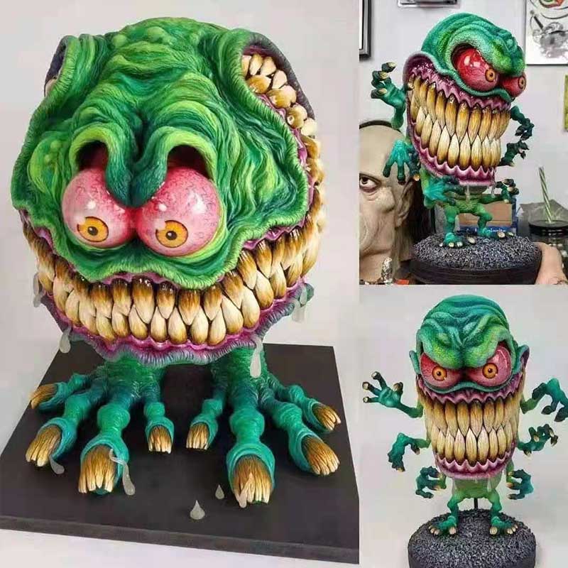 Large Monster Figurines with Open Mouth - Decorative Statues