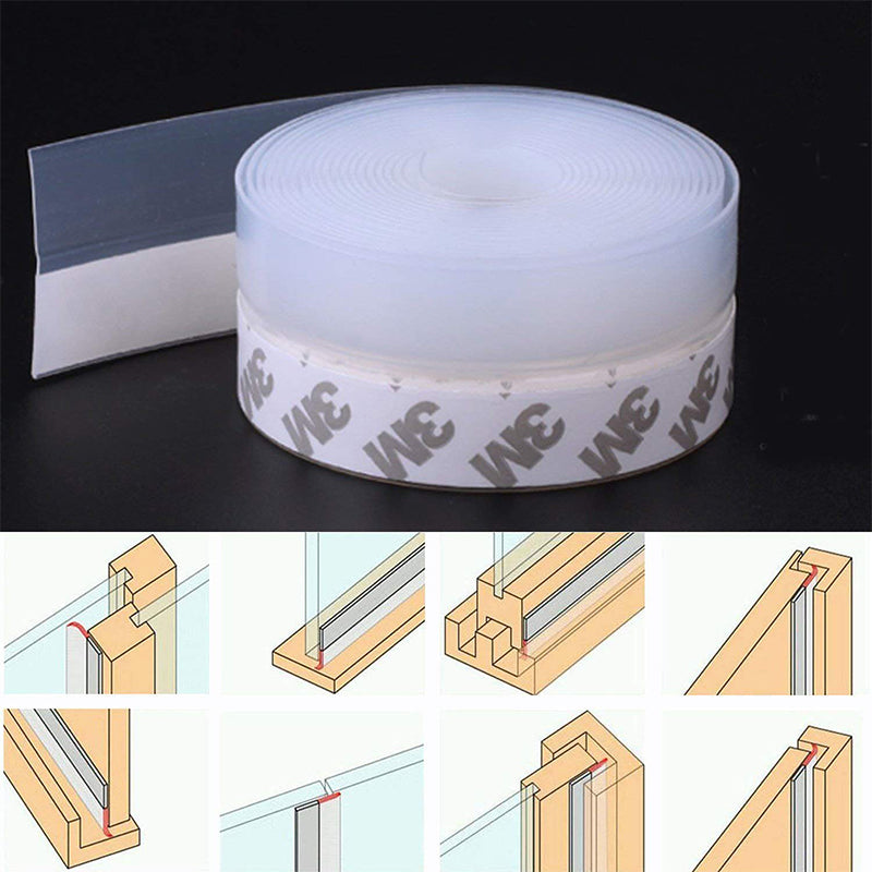 Versatile Silicone Weatherproofing Strip for Home Comfort