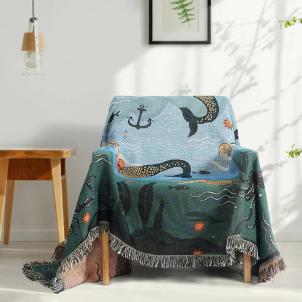 Enchanting Oceanic Sofa Protector