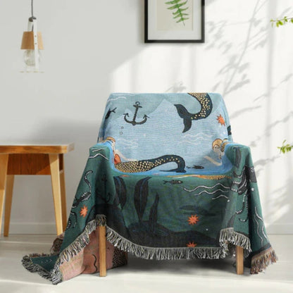 Enchanting Oceanic Sofa Protector