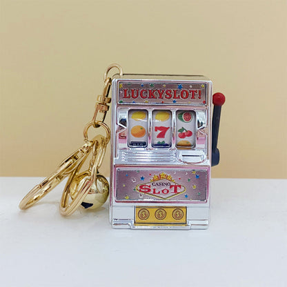 Slot Machine Keychain – Fun Novelty Accessory