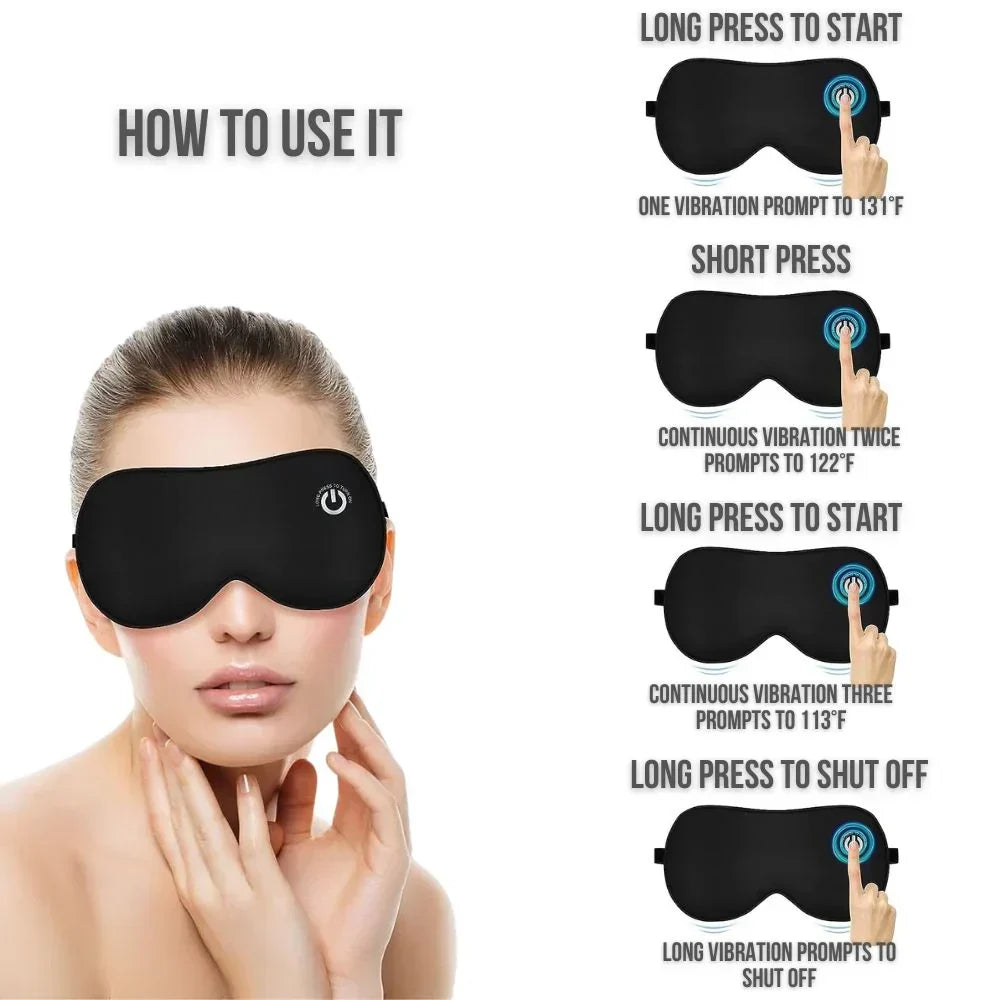 Wireless Comfort Eye Mask with Adjustable Heating