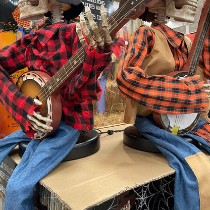 Funny Animated Skeleton Banjo Duel Figures