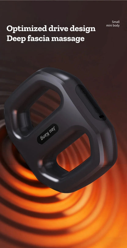 Portable Mini Vibration Massager Ring for Muscle Tension and Pain Relief
