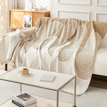 Chic Chenille Sofa Protector with Dual-Sided Comfort