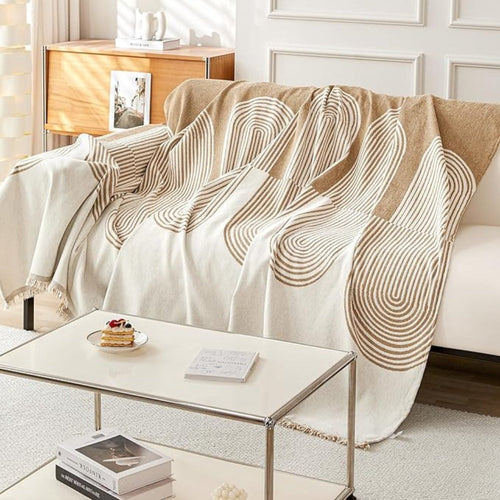 Chic Chenille Sofa Protector with Dual-Sided Comfort