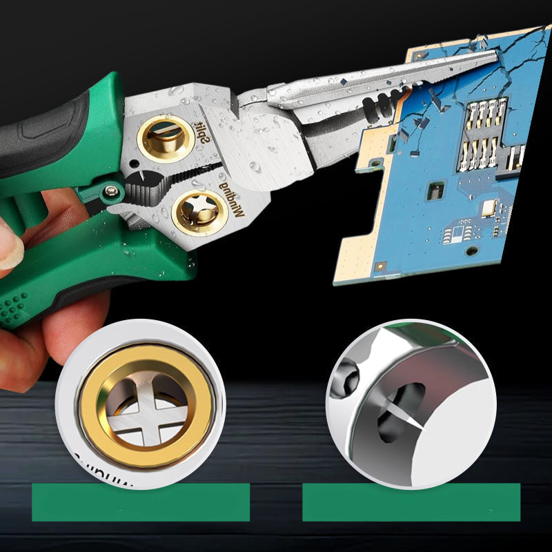8-in-1 Wire Stripper and Tester – Electric Testing Tool – Ergonomic Design