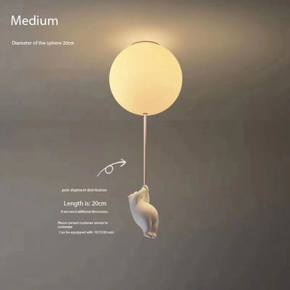 Balloon-Shaped Lamp for Bedroom Lighting