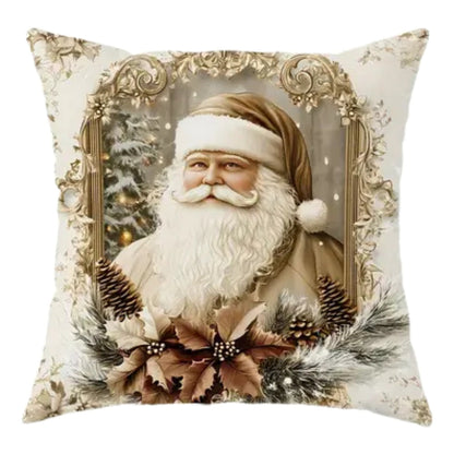 Luxurious Holiday Velvet Cushion Covers for Festive Cheer