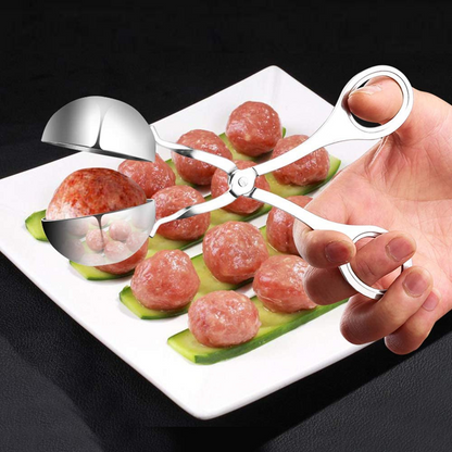 Perfectly Shaped Meatball Maker (+ 1 Bonus Mini Scoop)