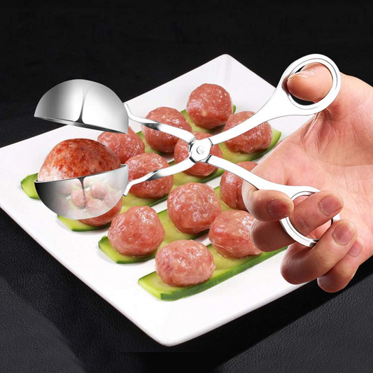 Perfectly Shaped Meatball Maker (+ 1 Bonus Mini Scoop)