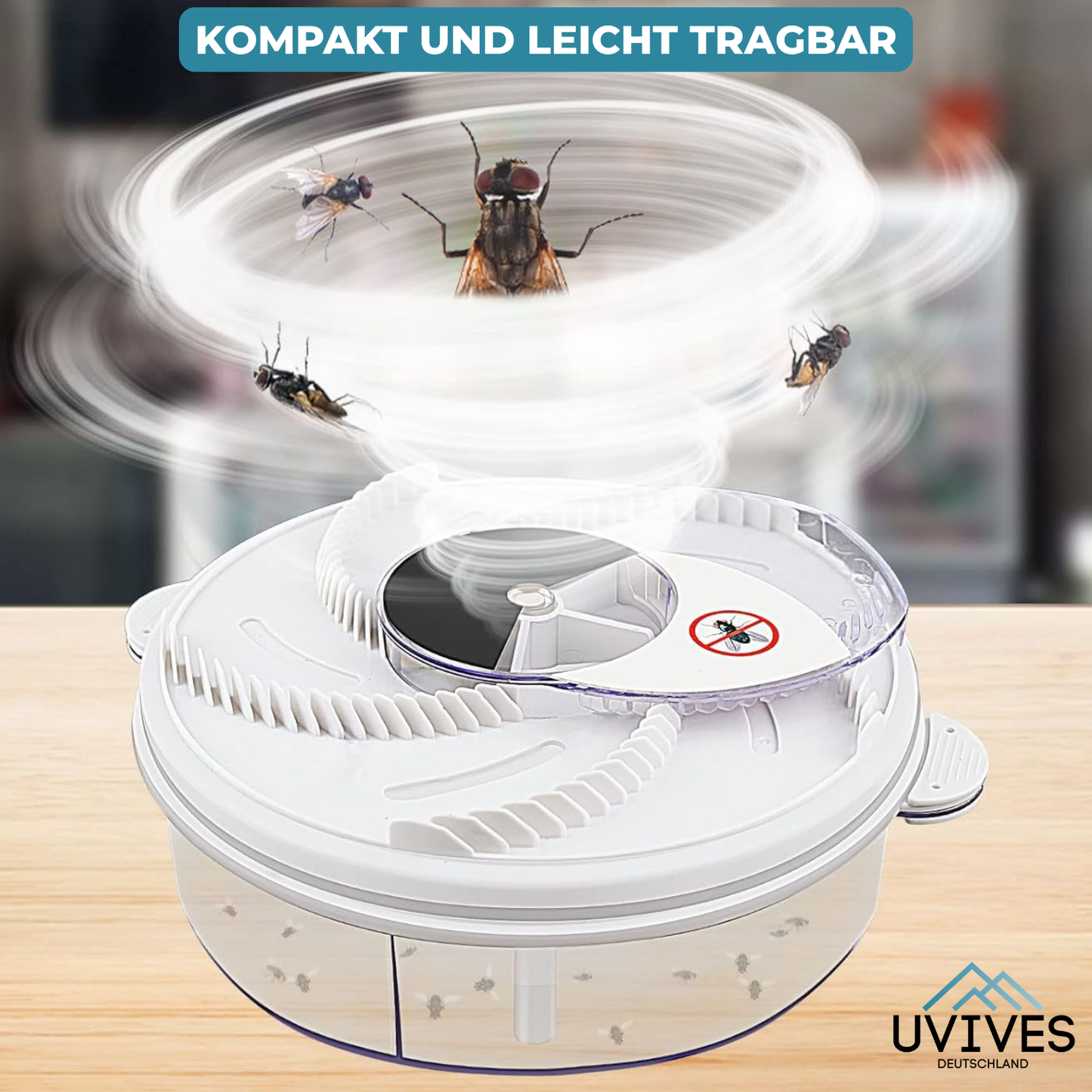 Silent & Chemical-Free Fly Repellent