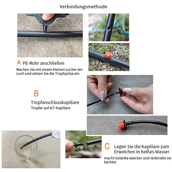 Drip Irrigation Nozzles with Adjustable Flow