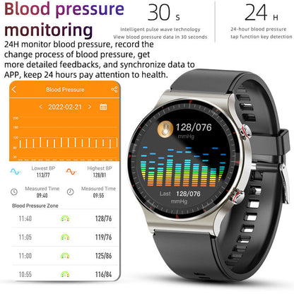 Health Monitoring Smart Watch with EKG, Blood Oxygen, and Heart Rate