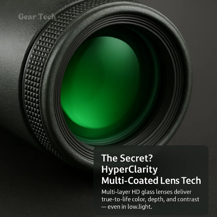 Compact Ultra-Zoom 600x Monocular – Lightweight HD Lens for Hiking, Birdwatching, Sports