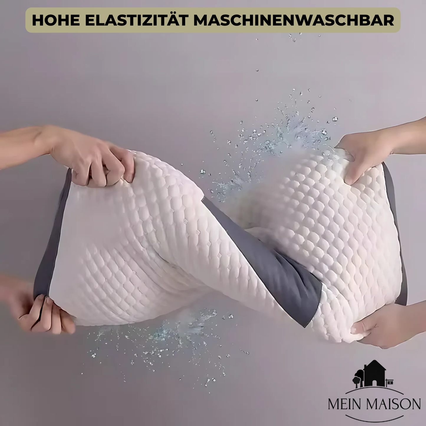 Ergonomic Neck Pillow with Contour Design | Memory Foam | Breathable