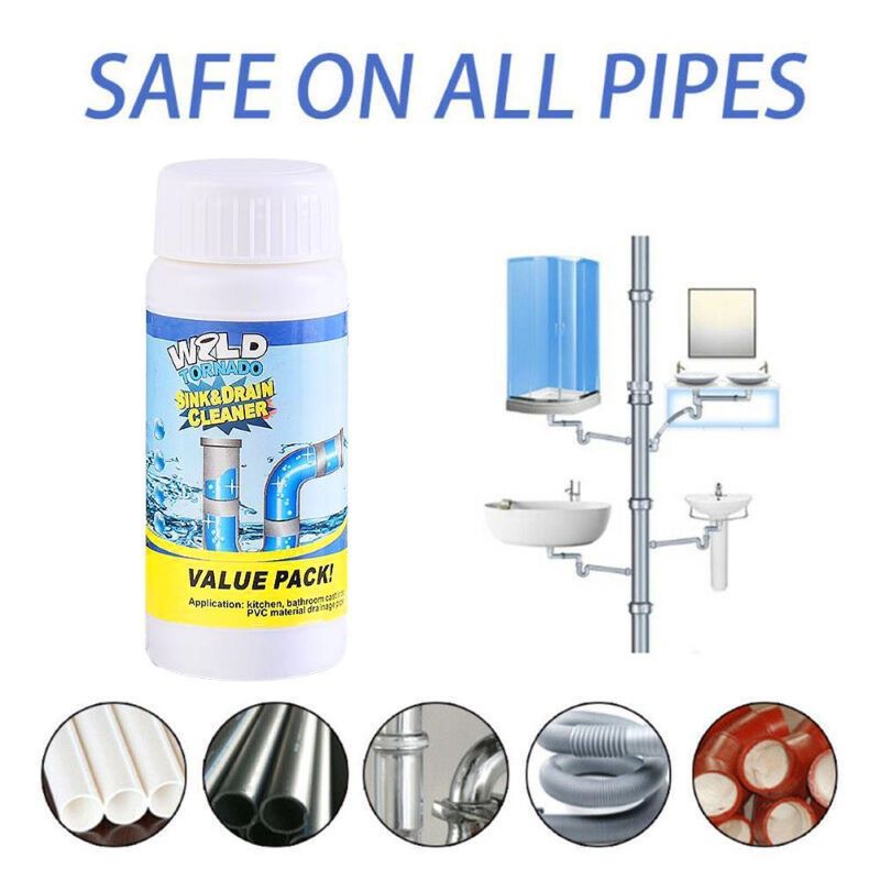 Eco-Friendly Drain Cleaner with Citrus Freshness
