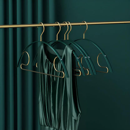 Elegant Aluminum Wardrobe Hangers | Set of 5