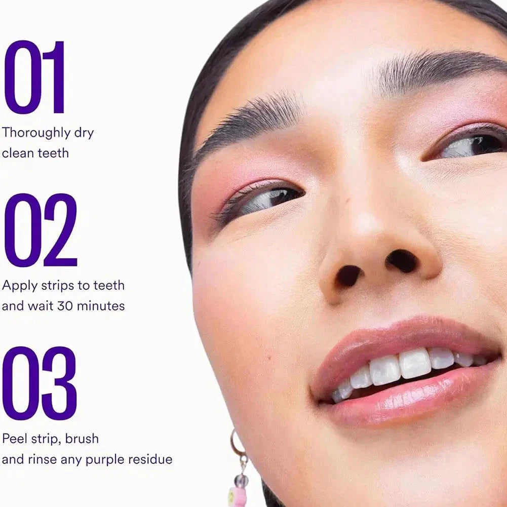 VibrantSmile Whitening Strips for Sensitive Teeth