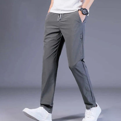 Breathable Leisure Pants Made from Ice Silk