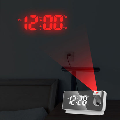 Advanced Projection Alarm Clock with USB Charging