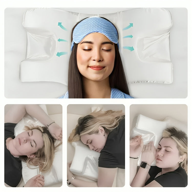 Cooling Comfort Anti-Wrinkle Support for Rejuvenated Skin and Sleep